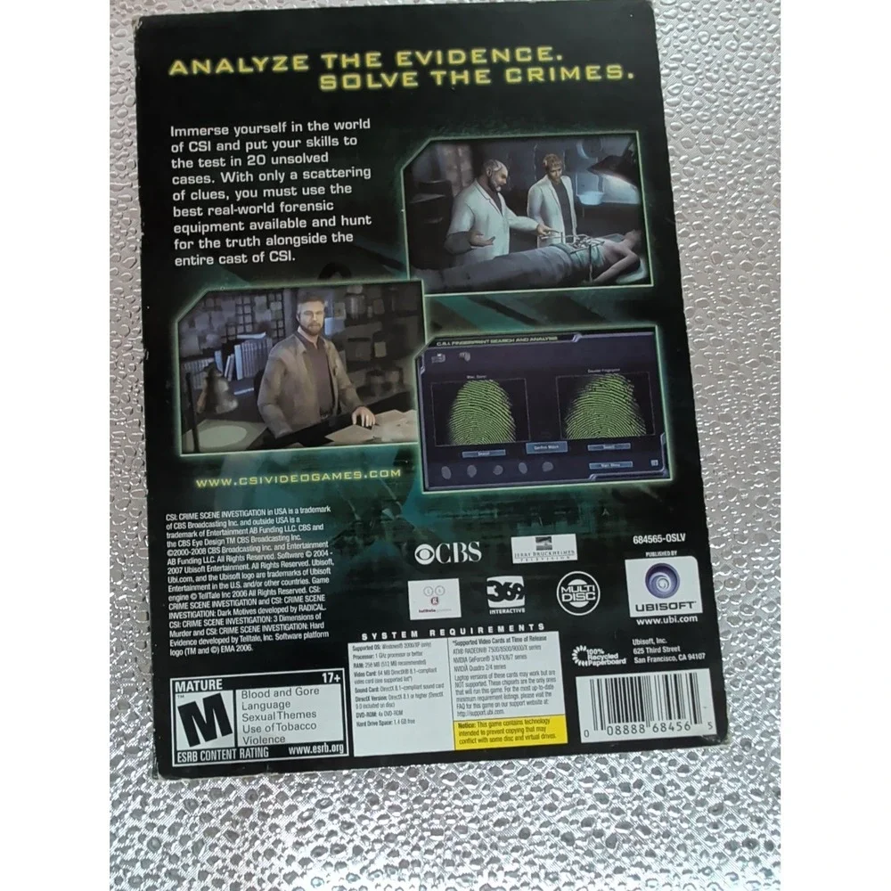 CSI: Crime Scene Investigation - Super Pack (PC, 2008) Preowned - Picture 2 of 15